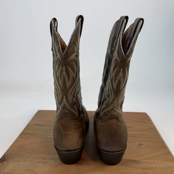 Mens Laredo 12" London Western Boots 4212 Pull On Western Cowboy Boots Size 9 D - Picture 6 of 8